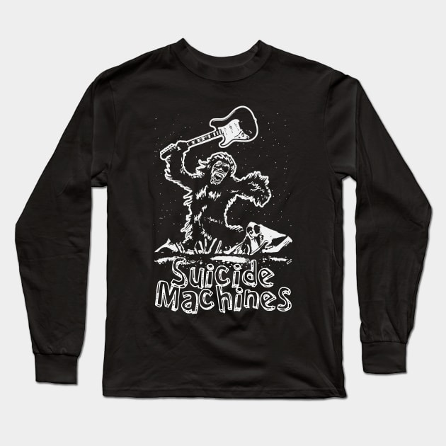 suicide machine guitar smash Long Sleeve T-Shirt by calistoneug